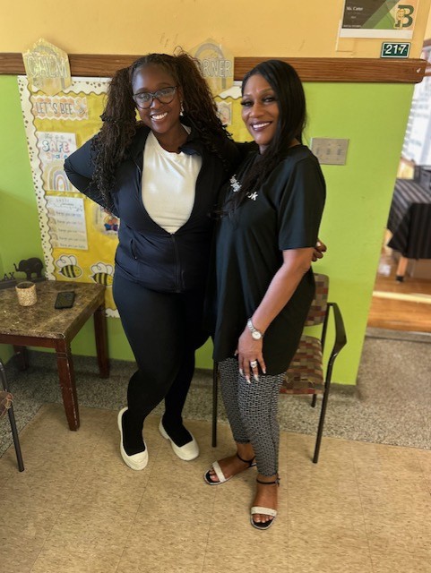  Two female teachers